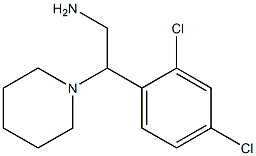 2-(2,4-dichlorophenyl)-2-piperidin-1-ylethanamine Structure