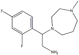 2-(2,4-difluorophenyl)-2-(4-methyl-1,4-diazepan-1-yl)ethan-1-amine Structure