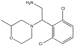 2-(2,6-dichlorophenyl)-2-(2-methylmorpholin-4-yl)ethan-1-amine 구조식 이미지