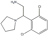 2-(2,6-dichlorophenyl)-2-(pyrrolidin-1-yl)ethan-1-amine Structure