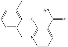 2-(2,6-dimethylphenoxy)pyridine-3-carboximidamide 구조식 이미지