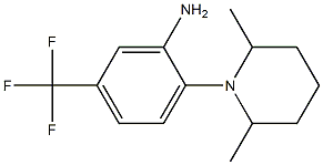 2-(2,6-dimethylpiperidin-1-yl)-5-(trifluoromethyl)aniline Structure