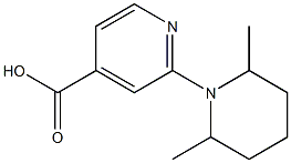2-(2,6-dimethylpiperidin-1-yl)pyridine-4-carboxylic acid Structure