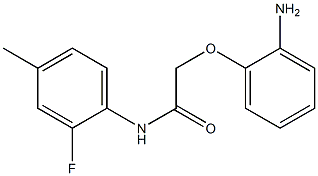 2-(2-aminophenoxy)-N-(2-fluoro-4-methylphenyl)acetamide Structure