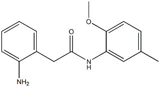 2-(2-aminophenyl)-N-(2-methoxy-5-methylphenyl)acetamide 구조식 이미지