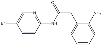 2-(2-aminophenyl)-N-(5-bromopyridin-2-yl)acetamide 구조식 이미지