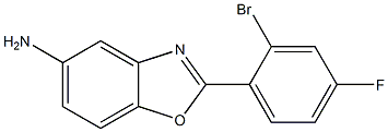 2-(2-bromo-4-fluorophenyl)-1,3-benzoxazol-5-amine Structure