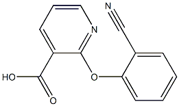 2-(2-cyanophenoxy)pyridine-3-carboxylic acid 구조식 이미지