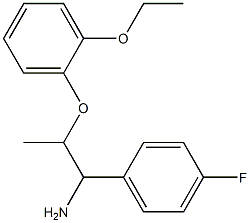 2-(2-ethoxyphenoxy)-1-(4-fluorophenyl)propan-1-amine 구조식 이미지