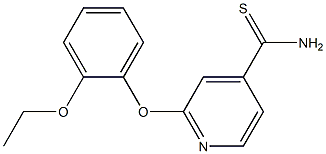 2-(2-ethoxyphenoxy)pyridine-4-carbothioamide Structure