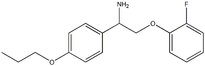 2-(2-fluorophenoxy)-1-(4-propoxyphenyl)ethanamine 구조식 이미지
