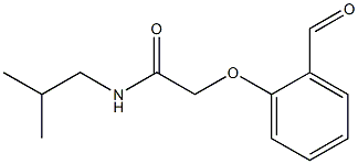 2-(2-formylphenoxy)-N-(2-methylpropyl)acetamide Structure
