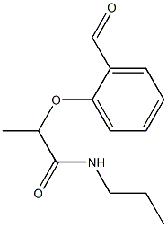 2-(2-formylphenoxy)-N-propylpropanamide 구조식 이미지