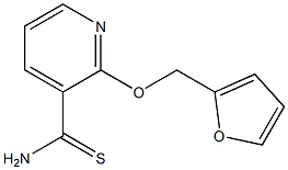 2-(2-furylmethoxy)pyridine-3-carbothioamide 구조식 이미지