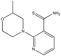 2-(2-methylmorpholin-4-yl)pyridine-3-carbothioamide Structure