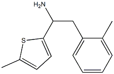 2-(2-methylphenyl)-1-(5-methylthiophen-2-yl)ethan-1-amine Structure