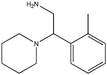 2-(2-methylphenyl)-2-piperidin-1-ylethanamine 구조식 이미지