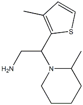 2-(2-methylpiperidin-1-yl)-2-(3-methylthien-2-yl)ethanamine Structure