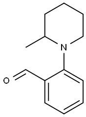 2-(2-methylpiperidin-1-yl)benzaldehyde 구조식 이미지