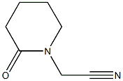 2-(2-oxopiperidin-1-yl)acetonitrile Structure
