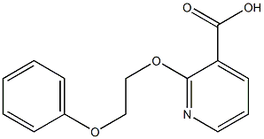 2-(2-phenoxyethoxy)pyridine-3-carboxylic acid Structure