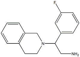 2-(3,4-dihydroisoquinolin-2(1H)-yl)-2-(3-fluorophenyl)ethanamine Structure
