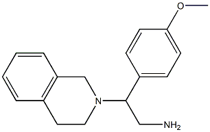 2-(3,4-dihydroisoquinolin-2(1H)-yl)-2-(4-methoxyphenyl)ethanamine Structure