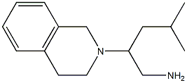 2-(3,4-dihydroisoquinolin-2(1H)-yl)-4-methylpentan-1-amine Structure