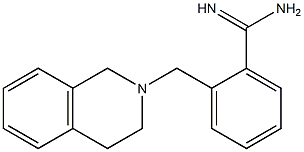2-(3,4-dihydroisoquinolin-2(1H)-ylmethyl)benzenecarboximidamide Structure