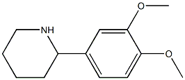 2-(3,4-dimethoxyphenyl)piperidine 구조식 이미지