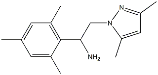 2-(3,5-dimethyl-1H-pyrazol-1-yl)-1-mesitylethanamine 구조식 이미지