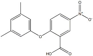2-(3,5-dimethylphenoxy)-5-nitrobenzoic acid Structure