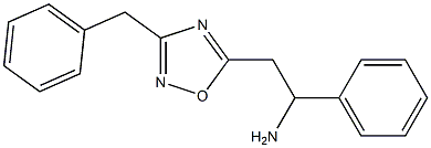 2-(3-benzyl-1,2,4-oxadiazol-5-yl)-1-phenylethan-1-amine Structure