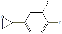 2-(3-chloro-4-fluorophenyl)oxirane Structure