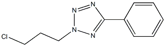 2-(3-chloropropyl)-5-phenyl-2H-1,2,3,4-tetrazole Structure