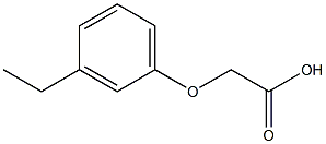 2-(3-ethylphenoxy)acetic acid 구조식 이미지