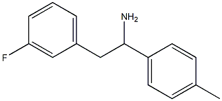 2-(3-fluorophenyl)-1-(4-methylphenyl)ethan-1-amine Structure