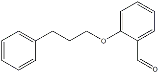 2-(3-phenylpropoxy)benzaldehyde 구조식 이미지