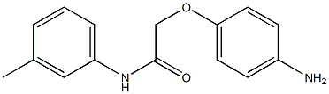 2-(4-aminophenoxy)-N-(3-methylphenyl)acetamide 구조식 이미지