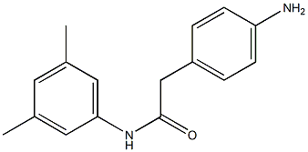 2-(4-aminophenyl)-N-(3,5-dimethylphenyl)acetamide Structure