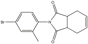 2-(4-bromo-2-methylphenyl)-3a,4,7,7a-tetrahydro-1H-isoindole-1,3(2H)-dione Structure