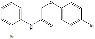 2-(4-bromophenoxy)-N-(2-bromophenyl)acetamide Structure