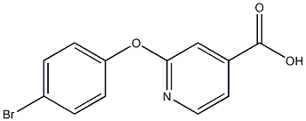 2-(4-bromophenoxy)pyridine-4-carboxylic acid Structure