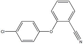 2-(4-chlorophenoxy)benzonitrile Structure