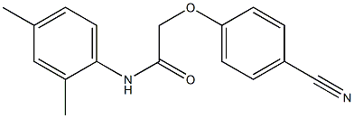 2-(4-cyanophenoxy)-N-(2,4-dimethylphenyl)acetamide Structure