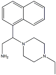 2-(4-ethylpiperazin-1-yl)-2-(1-naphthyl)ethanamine 구조식 이미지