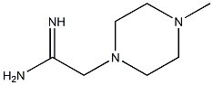 2-(4-methylpiperazin-1-yl)ethanimidamide Structure