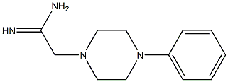 2-(4-phenylpiperazin-1-yl)ethanimidamide Structure