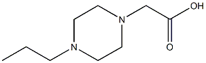 2-(4-propylpiperazin-1-yl)acetic acid Structure