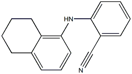 2-(5,6,7,8-tetrahydronaphthalen-1-ylamino)benzonitrile Structure